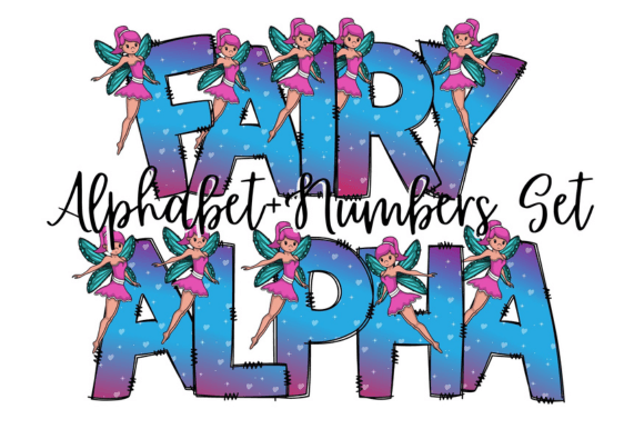 Download Fairy Doodle Letters and Numbers - Letter Collection