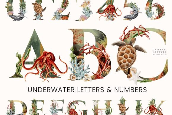 Download Underwater Alphabet Letters Sea Ocean - Letter Collection