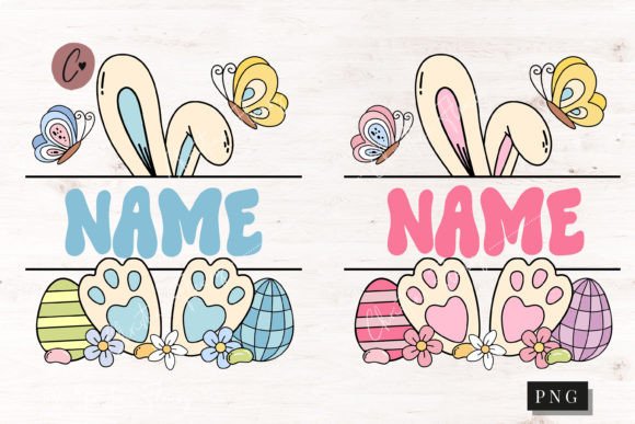 Download Easter Bunny Custom Name Sign PNG - Premium Resources