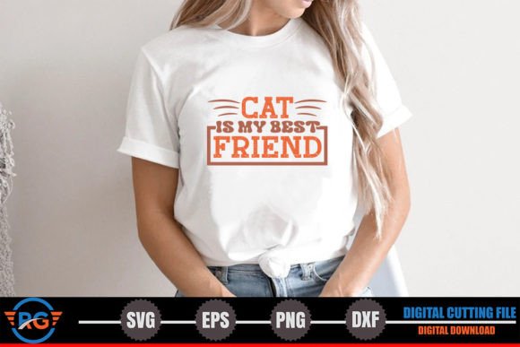 Download Cat is My Best Friend – Cat Quote SVG - Premium Resources