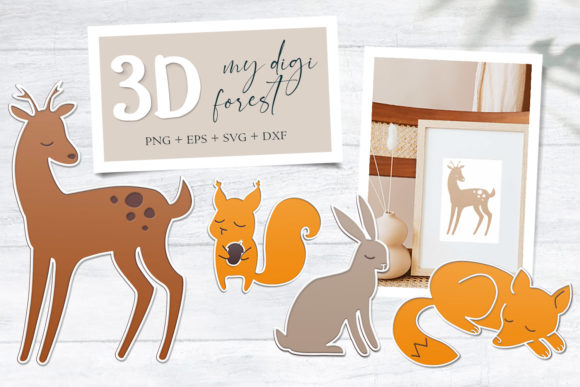 Download 3D Svg Bundle - My Digi Forest - Sublima - 3d svg bundle Collection